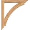 Ekena Millwork Thorton Traditional Smooth Bracket w/ Offset Brace, Western Red Cedar, 5 1/2"W x 34"D x 38"H BKT0604X34X38THR01SWR - alternate 2
